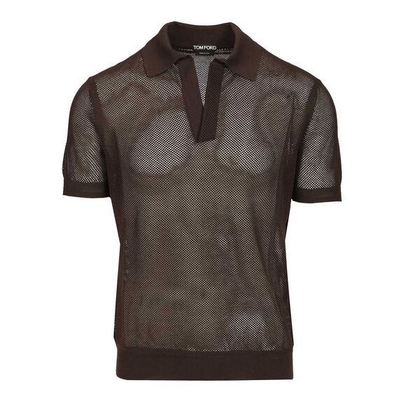Tom Ford Men Knitted Polo Shirt
